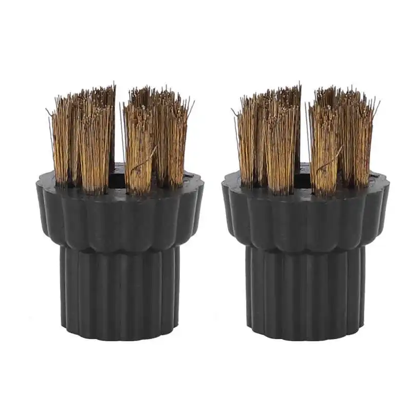 Steam Cleaner Brass Brush Head Replacement Parts Fit for Steam Mop X5 Cleaning Tools Accessories 2Pcs steam cleaner parts
