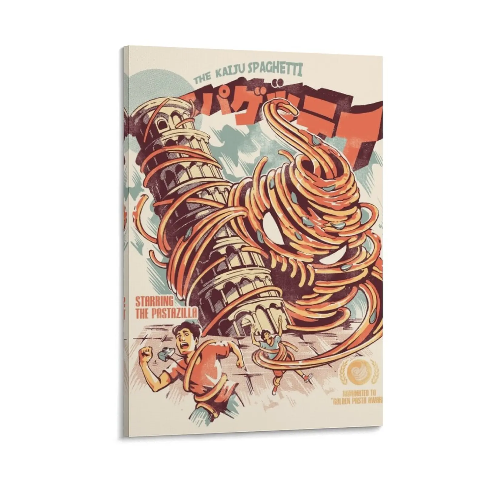 

The Kaiju Spaghetti Canvas Painting Bedroom deco bedrooms decorations Paintings on canvas for living room