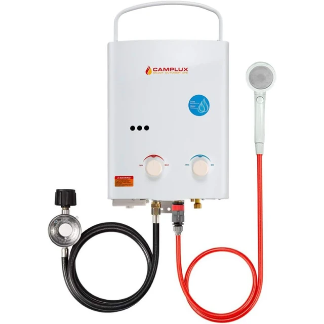 Camplux 5L 1.32 GPM Outdoor Portable Propane Tankless Water Heater