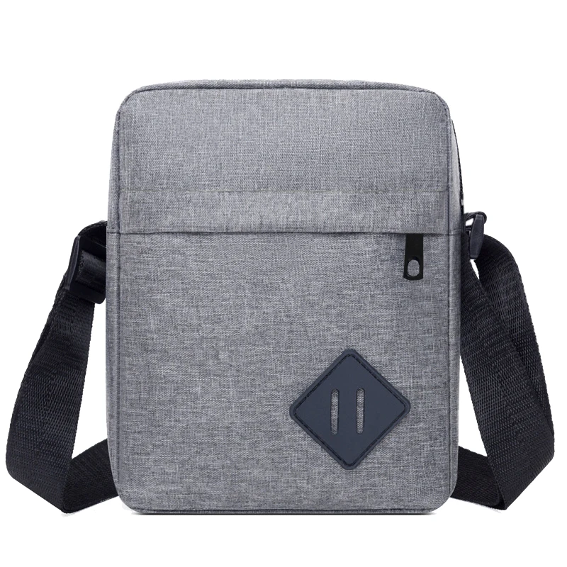 Minimalistische Umhängetasche für Herren, mehrfarbig, lässig für den täglichen Pendelverkehr, praktische, vielseitige, leichte Tasche – Detail 7