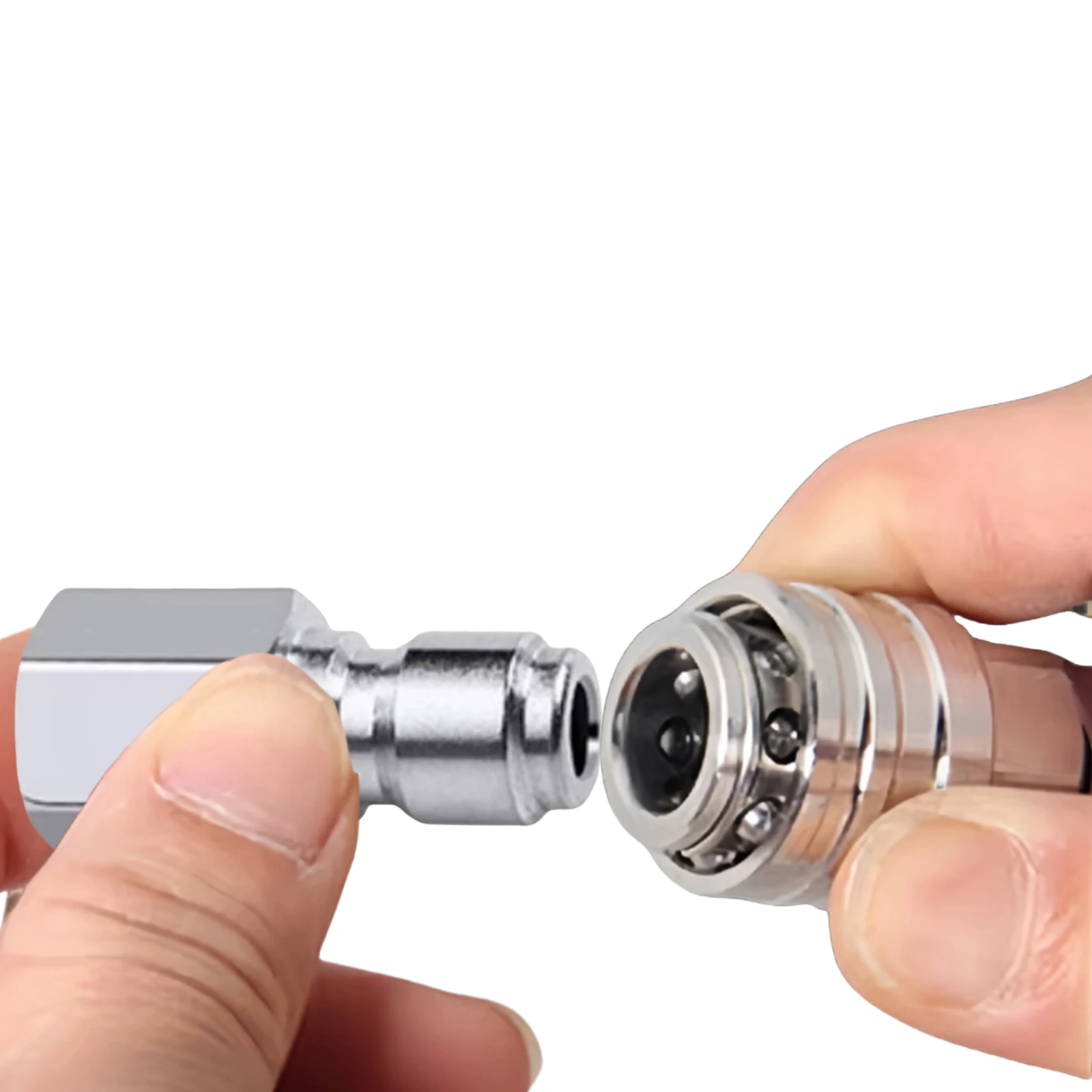 5000PSI High-Pressure Washer Accessories - 3/8" Stainless Steel Quick Connector for High-Pressure Water Pipes 3