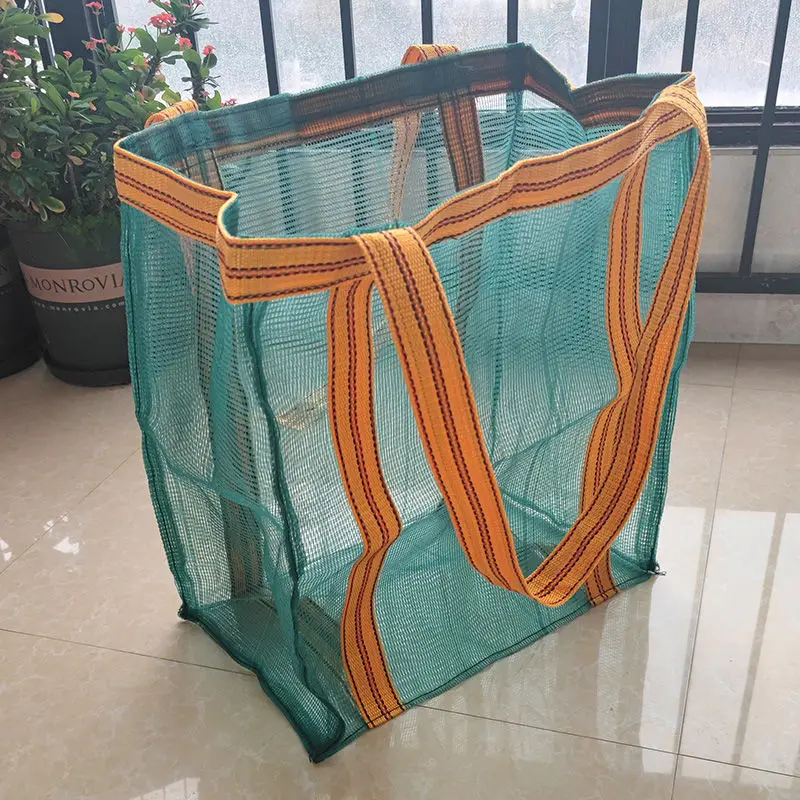 Outdoor Shrimp Cage Storage Bag Wear-Resistant Solid Camping Loach Eel Cage Mesh Bag Reinforced Thickened Tote Net For Fishing