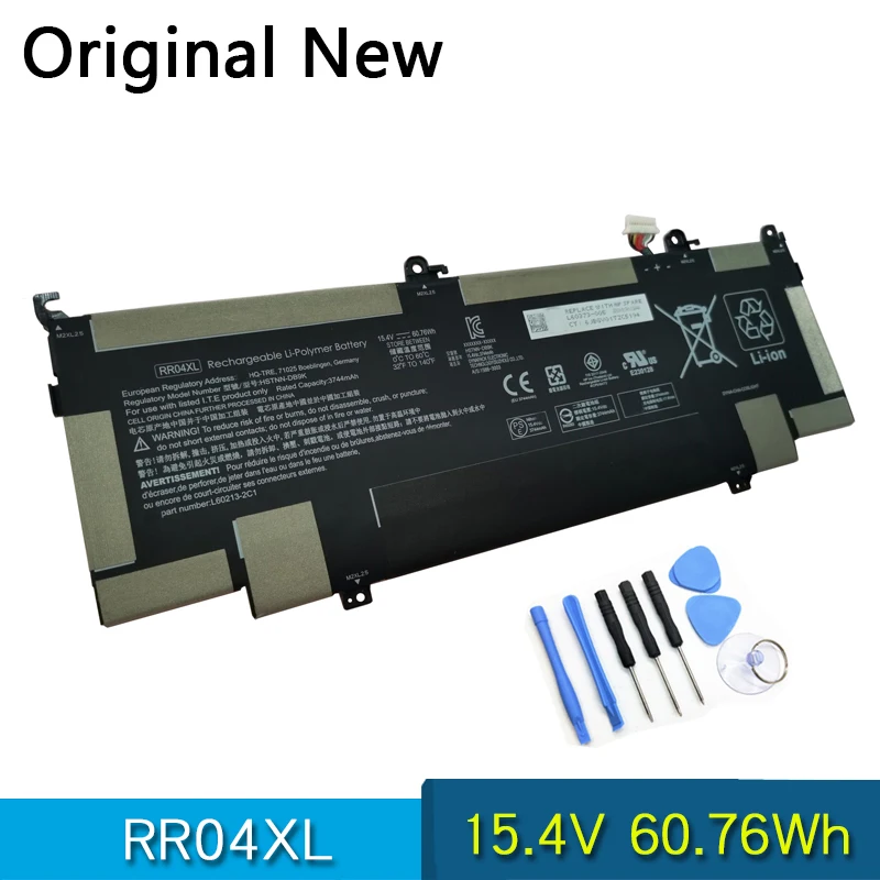 

NEW Original Battery RR04XL For HP Spectre X360 13-AW AW0001TU AW0021NG HSTNN-DB9K/OB1M L60213-2C1/AC1 L60373-005 15.4V 60.76Wh