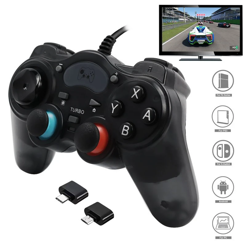 Wired Controller Gamepad Android Smart Phone Joystick PC Joypad Controle For PS3/PS4/PC360 For Switch NS support steam games