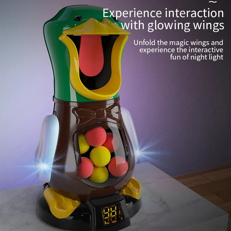 Kids Toys Novelty Toys Hungry Shooting Duck 98K Pistol Air-powered Gun Soft Bullet Scoring Game