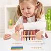 Fish Bone Wooden Pairing Children Puzzle Color Cognition Early Education Fine Motor Training Montessori Teaching Aids Toys 1
