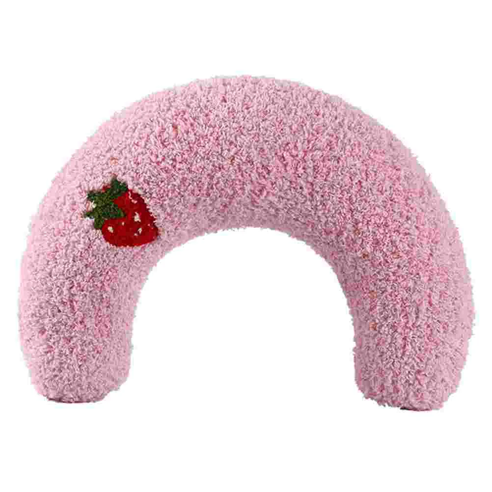 

Indoor Cat Plush Toy Kitten Stuffed Neck Pillow U Shaped Cat Pillow for Sleeping