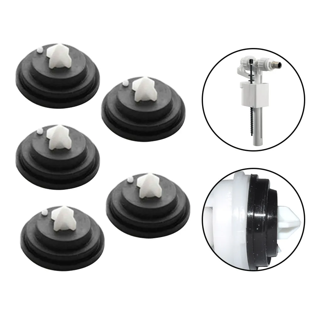 5PCS Toilet Fill Valve Gasket inlet valve toilet tank filling valve toilet fill valve for Duravit Laufen Cistern Valve Washer Inlet Filling Diaphragm Float Membrane