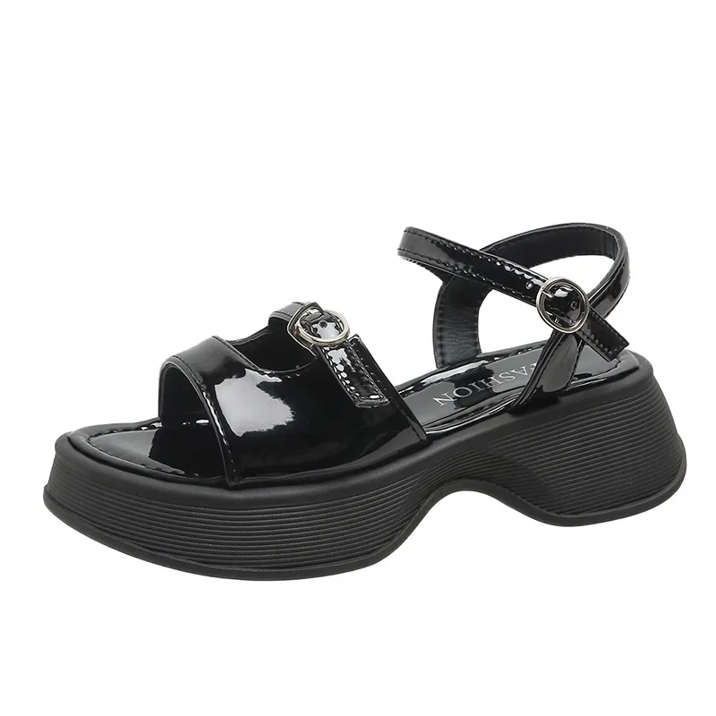 Women Comfortable Outdoor Sandals Casual Plus Size Slippers Round on Plus Size Wedge Shoes Sandalias Mujer