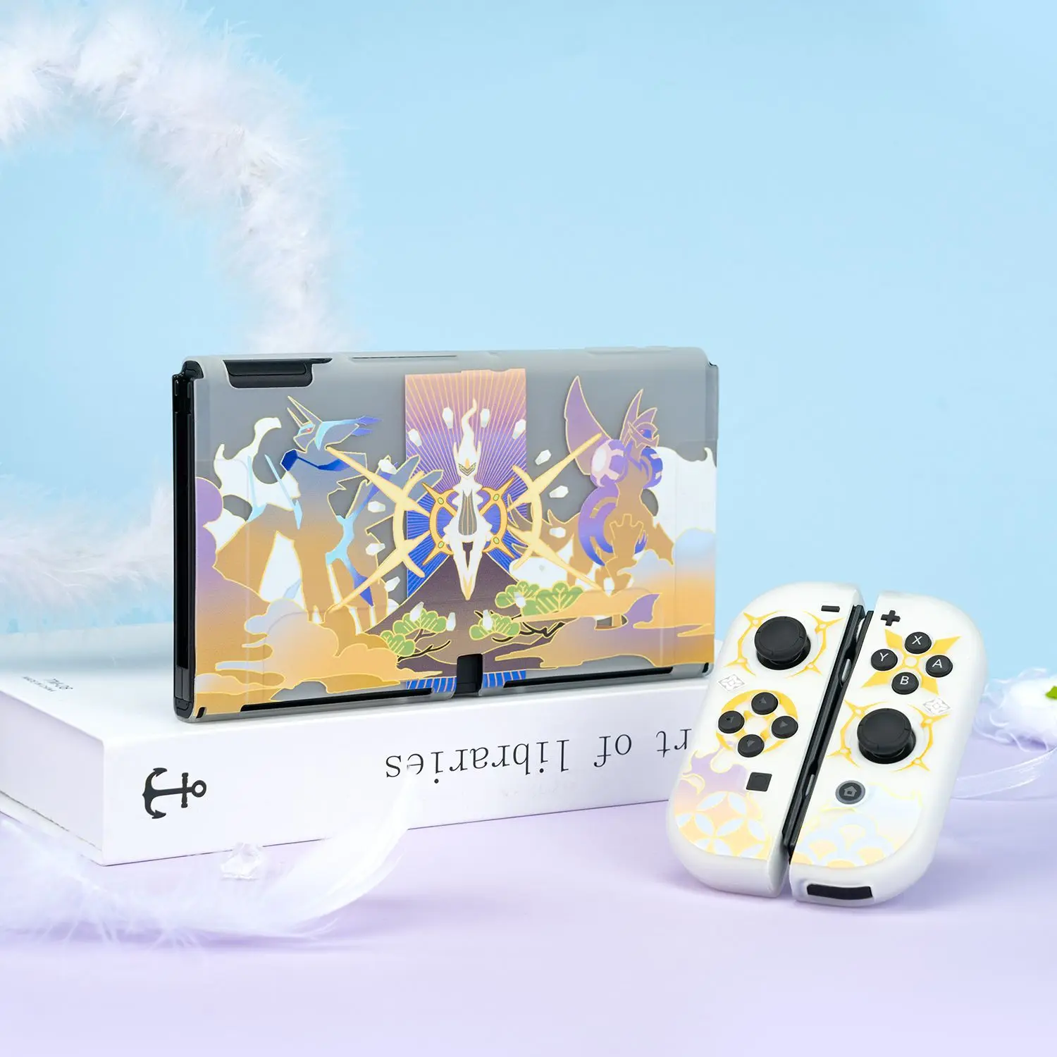 Estojo Protetor para Nintendo Switch Protetor de Concha de Cristal Capa Macia Fosco Transparente Tpu Oled ns Controlador Joy-con - Image 6