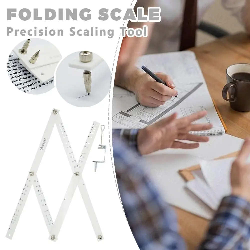 다기능 팬터그래프 도구, 도면 확대/축소, 조절 가능한 접이식 스케일, 아티스트 제도 보조 도구, 정밀 복사 도구