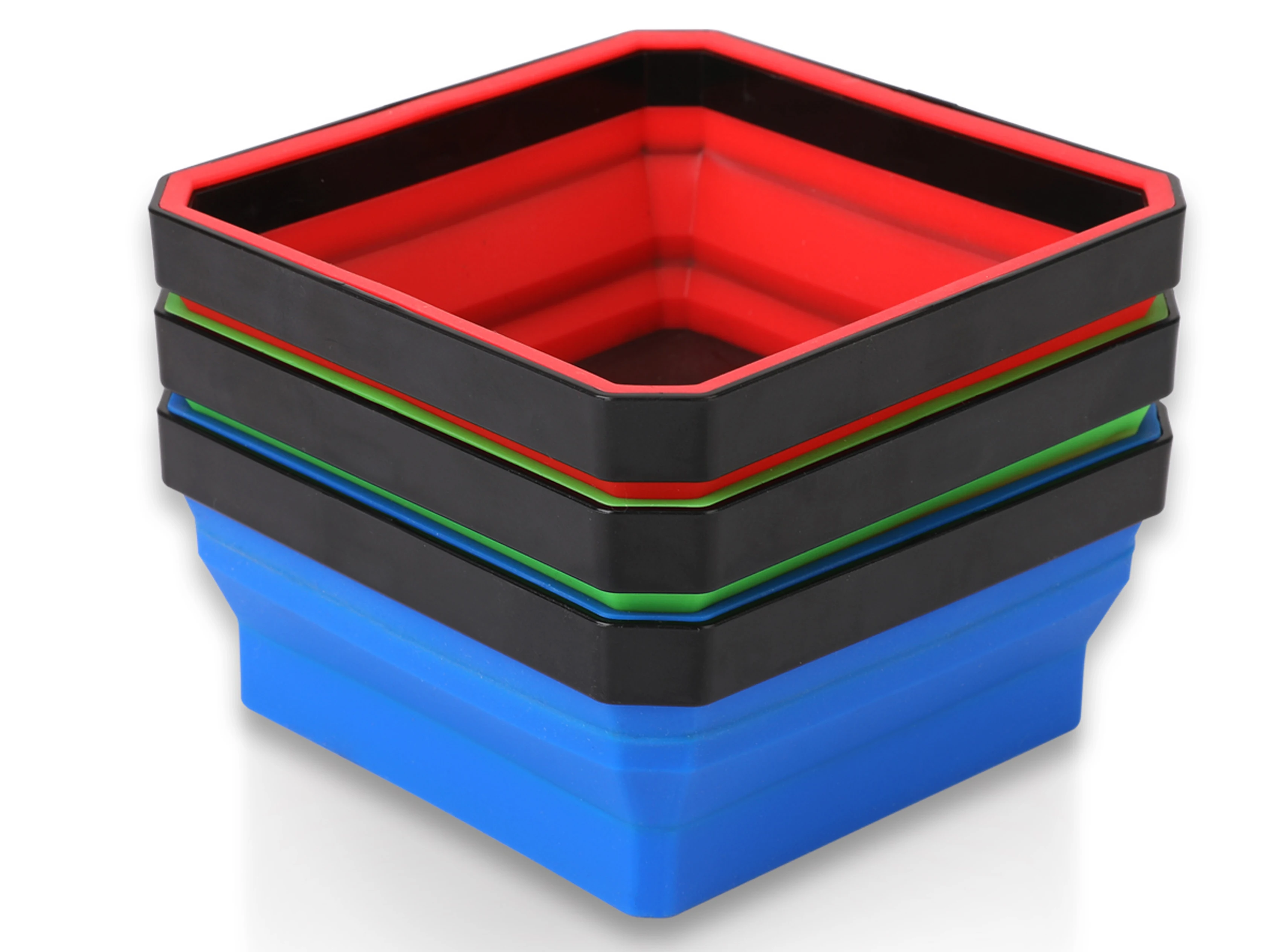 4,5 Zoll faltbare magnetische Schraube Tablett Silikon Schüssel Werkzeug Teil Aufbewahrungsbox Organizer für Klempner Tischler – Detail 17