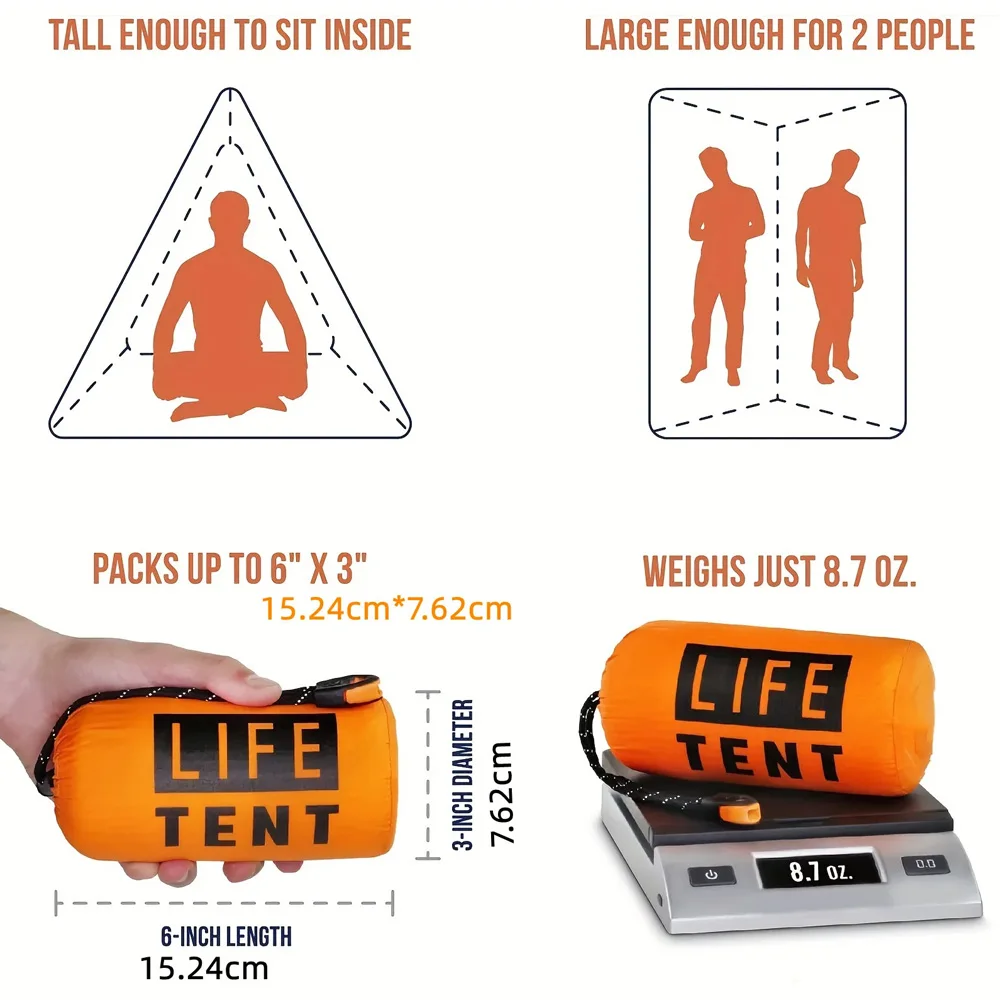 2-Person Waterproof Emergency Tent 6