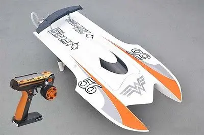 

Toys High Speed E22 Fiber Glass White Electric Racing RC Boat W/ Motor Servo ESC Battery Toucan Toys for Adults Gift THZH0021