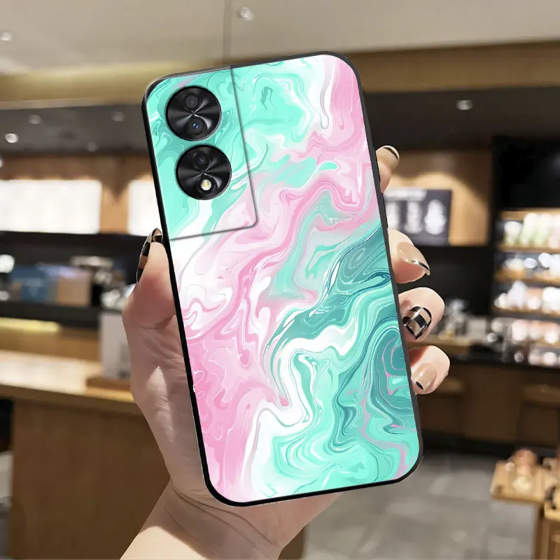 Luxury Floral Soft Silicone Shockproof Phone Case Cover