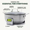 GreenPan Elite 6QT Electric Skillet, Sear Saute Stir-Fry Cook Rice, Healthy Ceramic Nonstick, Dishwasher Safe Parts 3