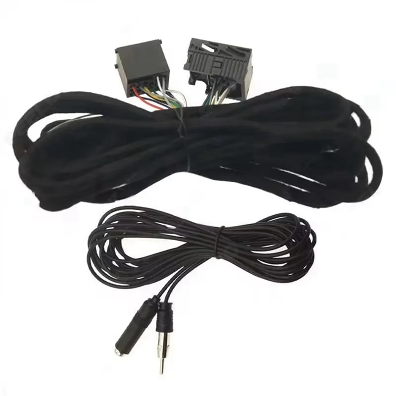 Car Radio Stereo Wiring Harness Adapter Plug Power Cord Adapter Cable For BMW 3 Series E46 5 Series E39 X5 E53 1998-2007