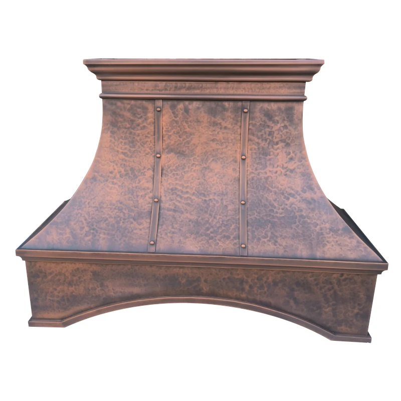 Wholesale Price Copper Kitchen Range Hood Cover Home Appliance Copper Wall Mounted Cooker Hood