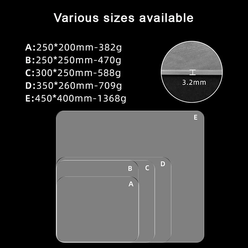 Game Mouse Mat, Profissional Smooth Mousepad para