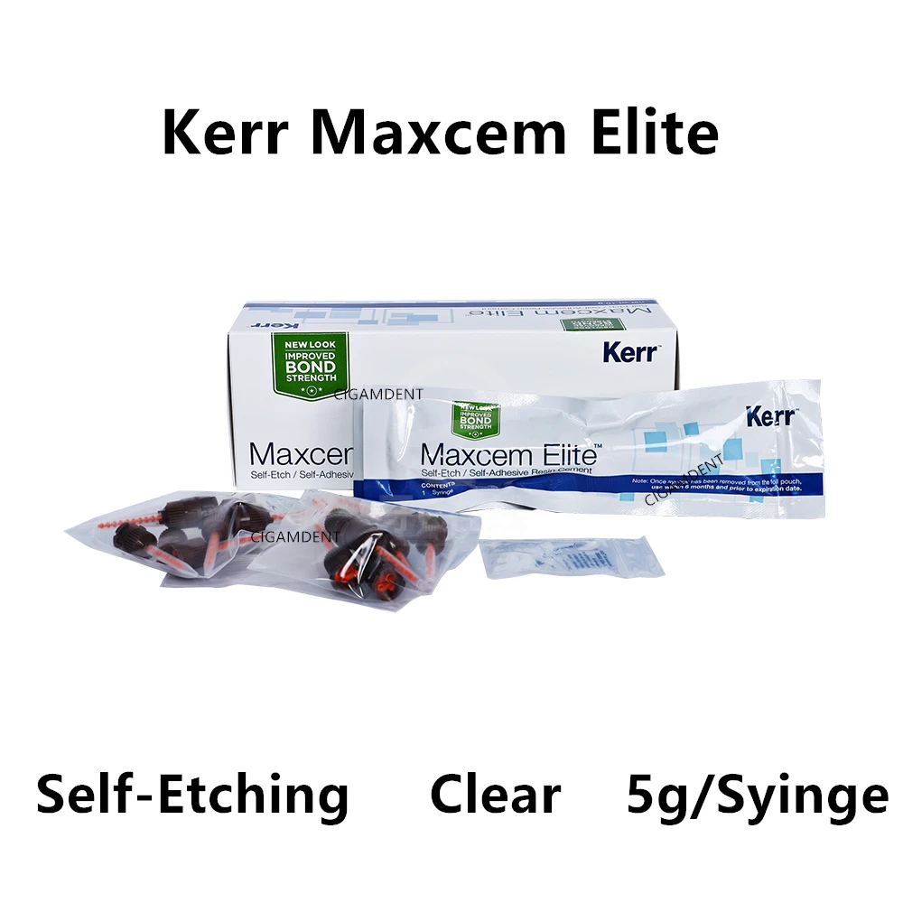 Maxcem Kerr Elite Dental Resin Cement Teeth Glue For Crown Permanent