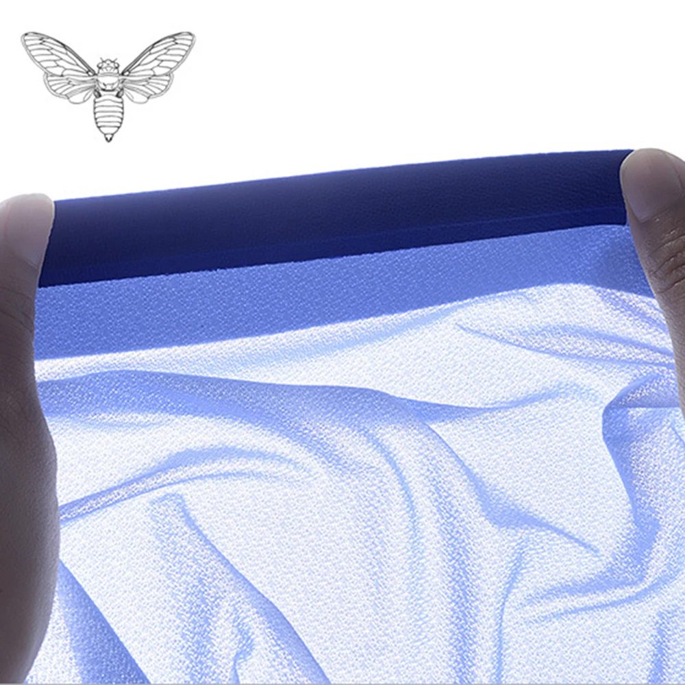 3Pcs männer Höschen Unterhosen Eis Seide Ultra-dünne Unterwäsche Waben Mesh Nahtlose Antibakterielle Atmungsaktive Boxer boxershorts – Detail 5