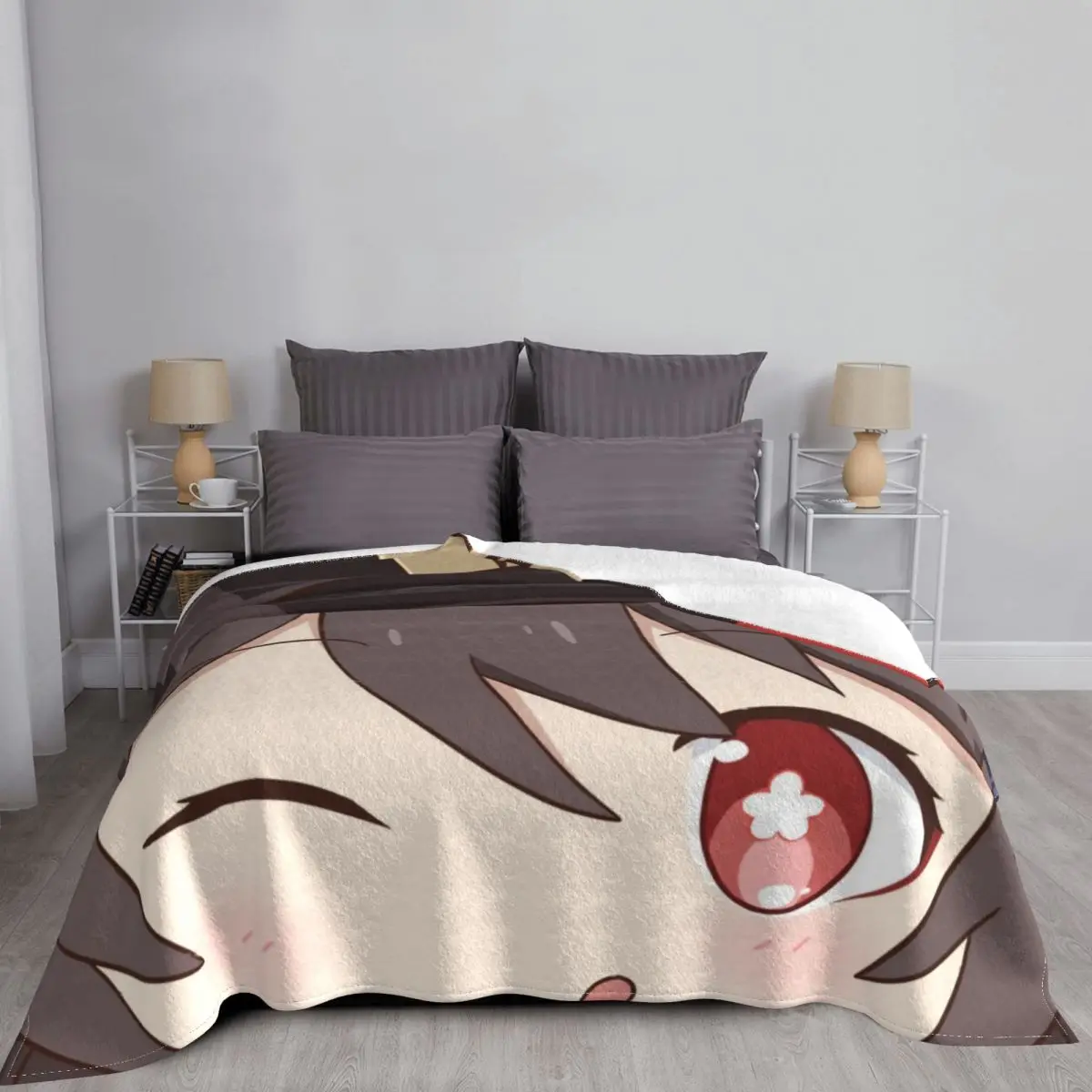 Hu Tao ���� ����Ʈ ������ ���, ���� ��⼺ �ε巯�� ������ ���, ���� �繫�� ħ�� ������