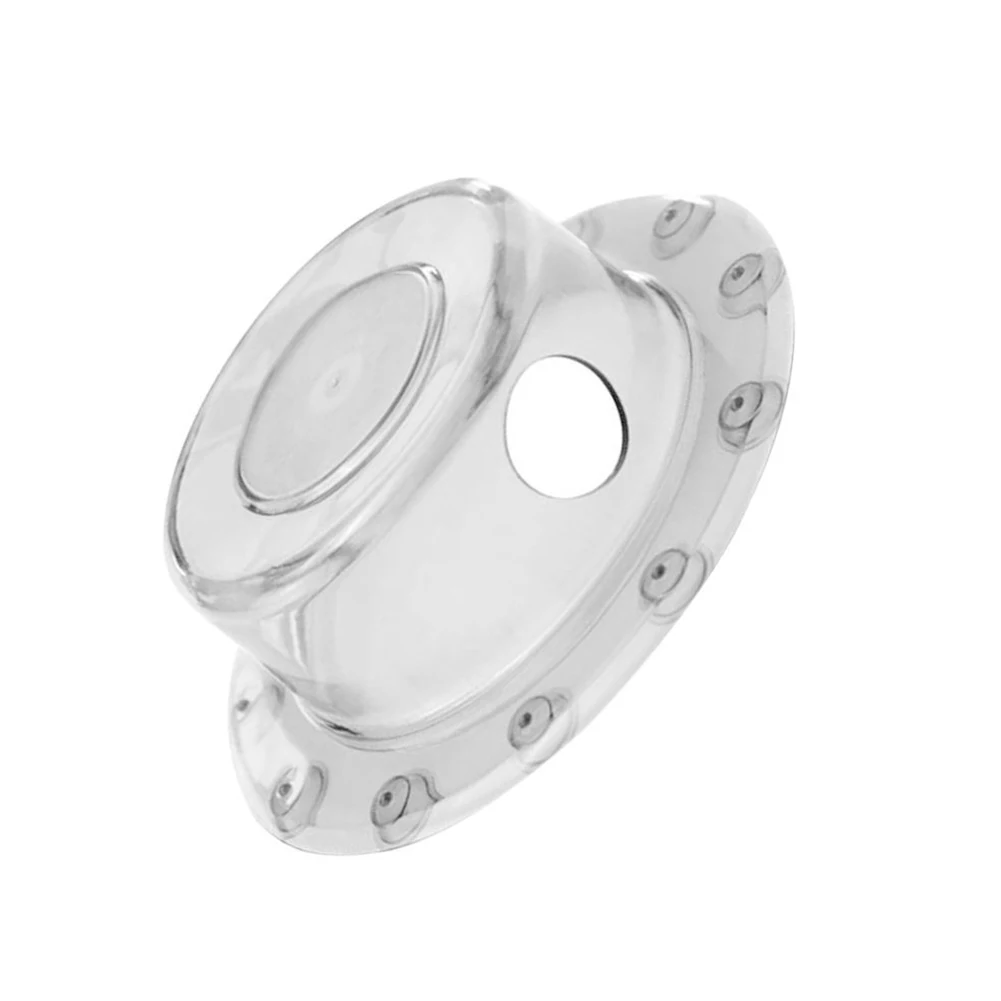 

Overflow Drain Trim Bathtub Drain Cover 1 X 16x16x5cm Clear PVC Strong Suction Cups Ultra-Tight Seal Bathroom Room
