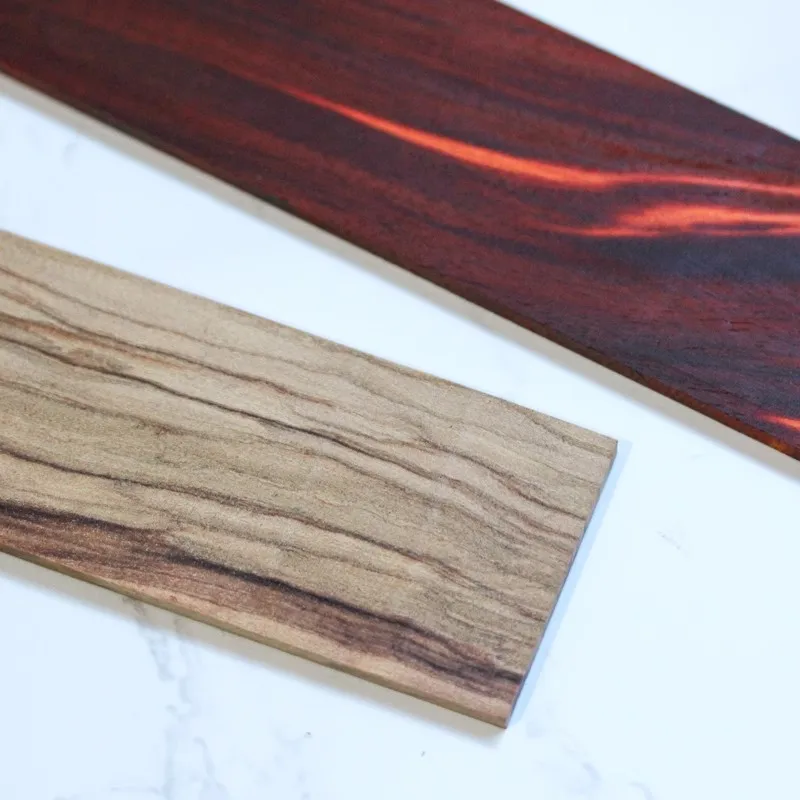 Premium Wood Knife Handle Blanks for Crafting - 200mm Length, 2-6mm Thickness