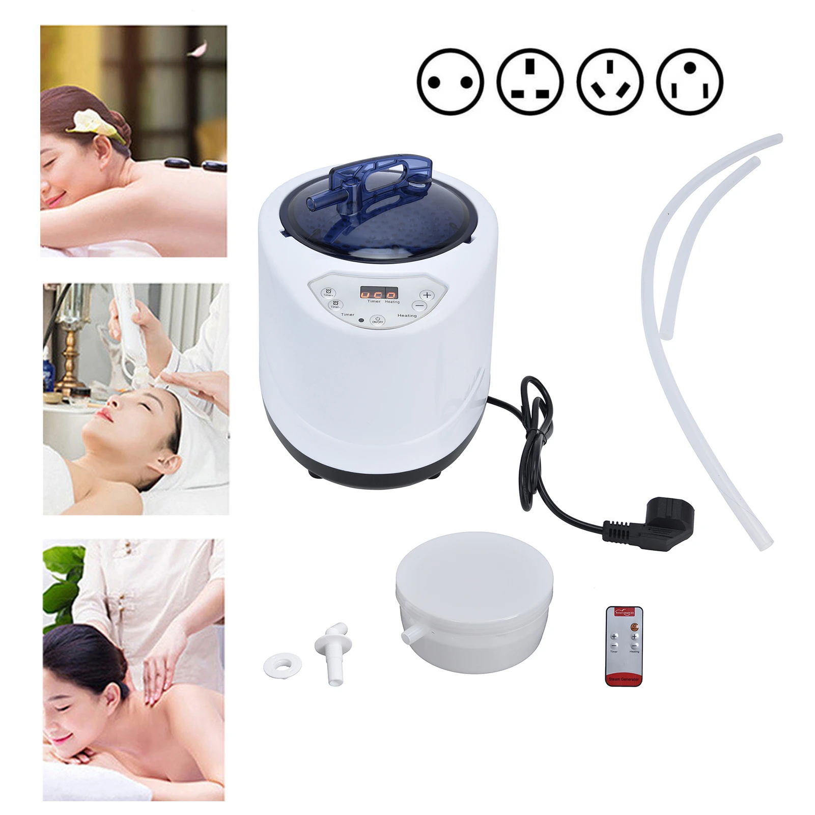 1000W ห้องซาวน่าในครัวเรือนซาวน่าหม้อเครื่องแบบพกพาซาวน่า Steam Generator Fumigation Machine 1