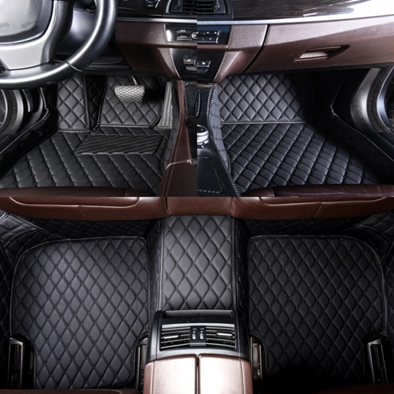 Car Foot Pads For Nissan Juke 2011 2012 2013 2014 Protective Pad Non-slip Leather Auto Floor Mats Automobile Carpet Cover