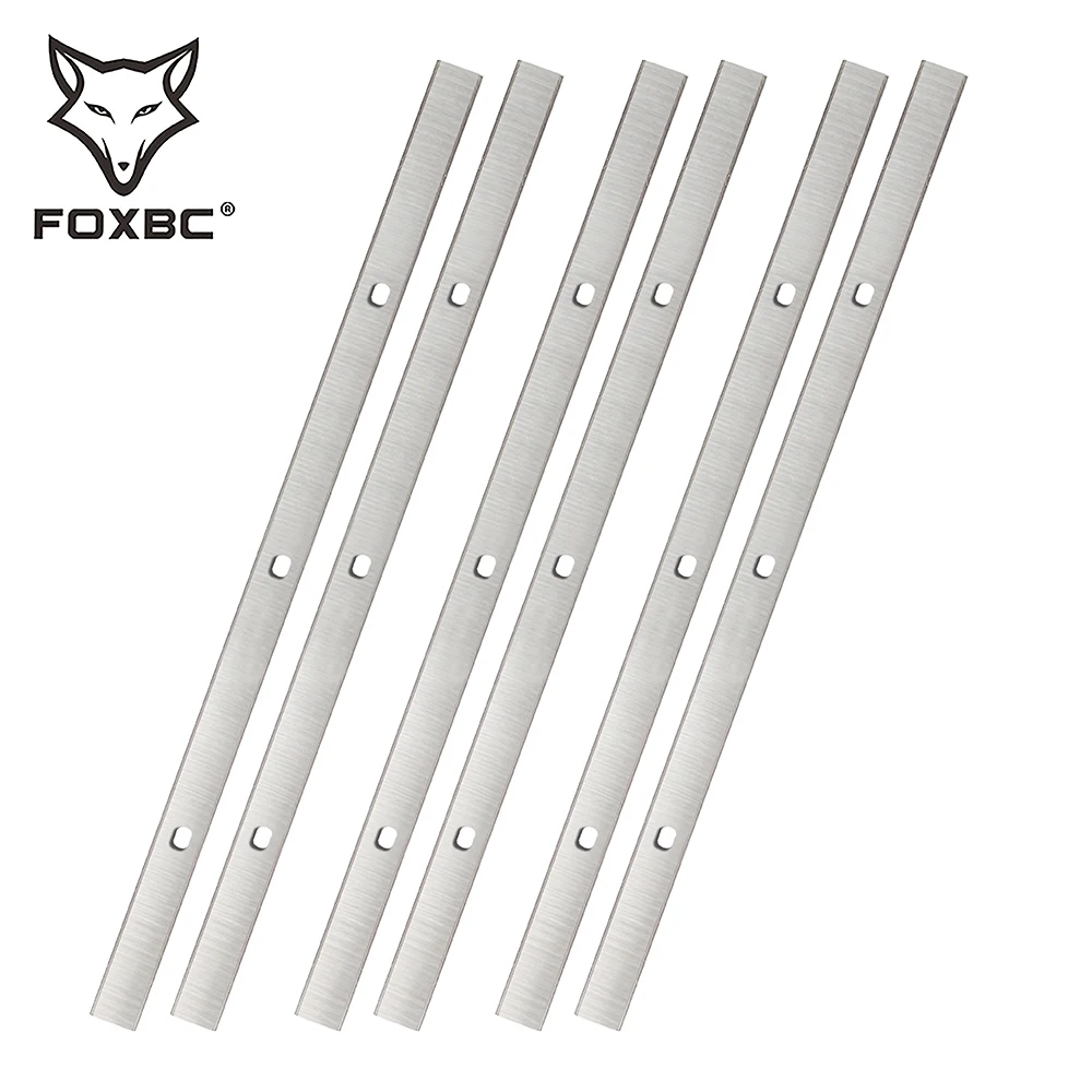 Foxbc 333X12X1.5 Mm Schaafbeitels Mes Voor Metabo Dh 330 DH316 Schaafmachine Houtbewerking Machiney Deel 6 stuks