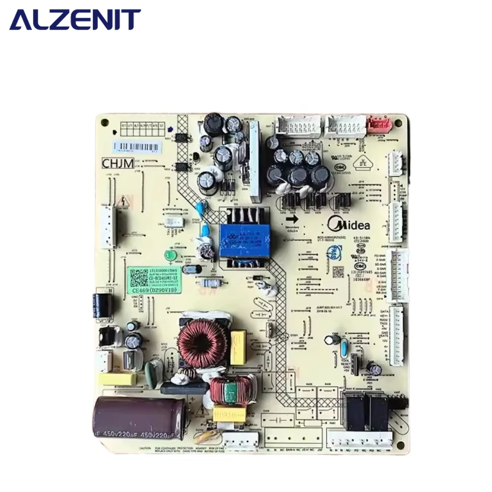 

Новая плата управления для холодильника Midea CE-BCD469WE Circuit PCB 17131000012065, детали для материнской платы холодильника