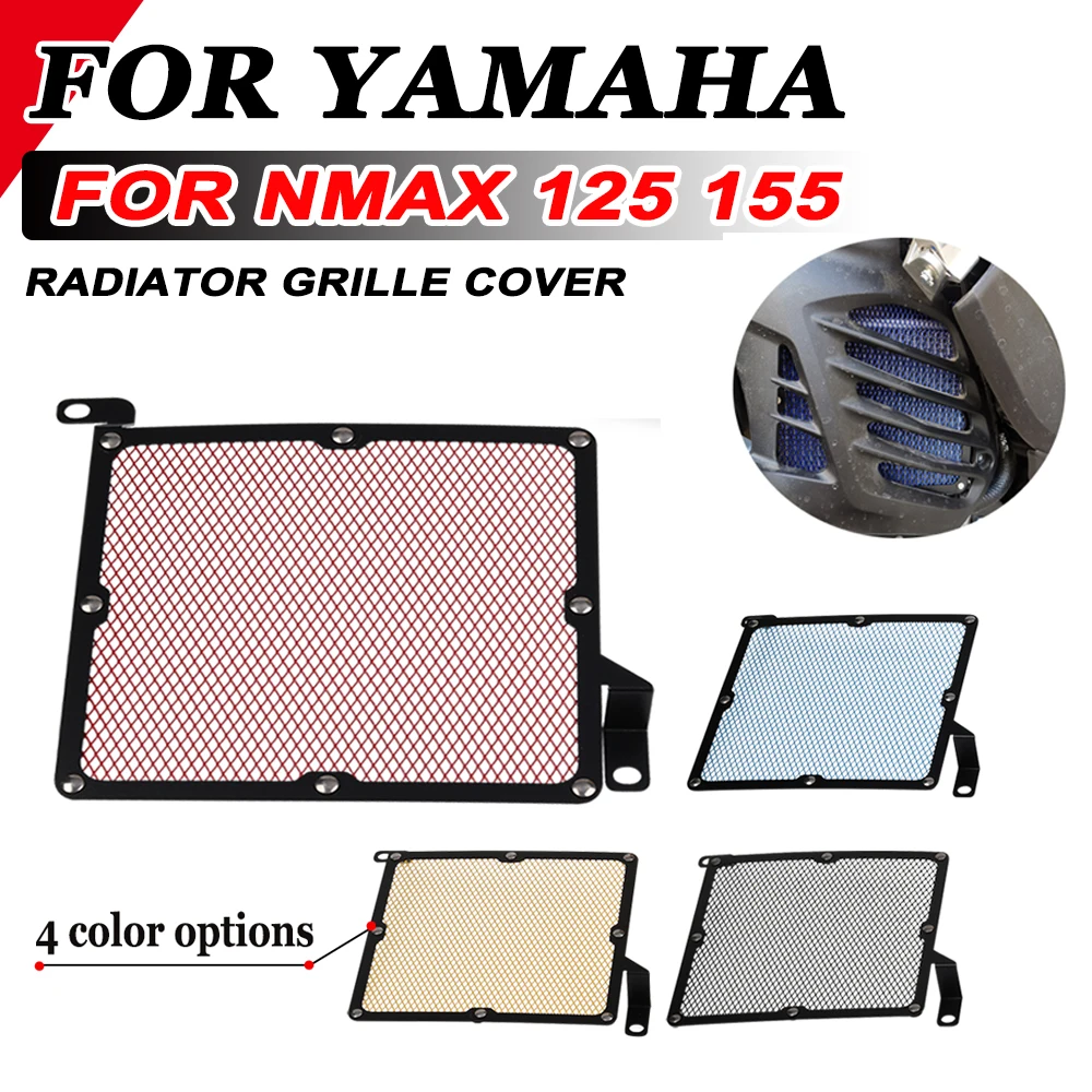 

2023 NMAX155 Motorcycle Radiator Grille Guard Grill Cover Bezel Protector For Yamaha NMAX 155 125 NMAX125 2020-2022 Accessories
