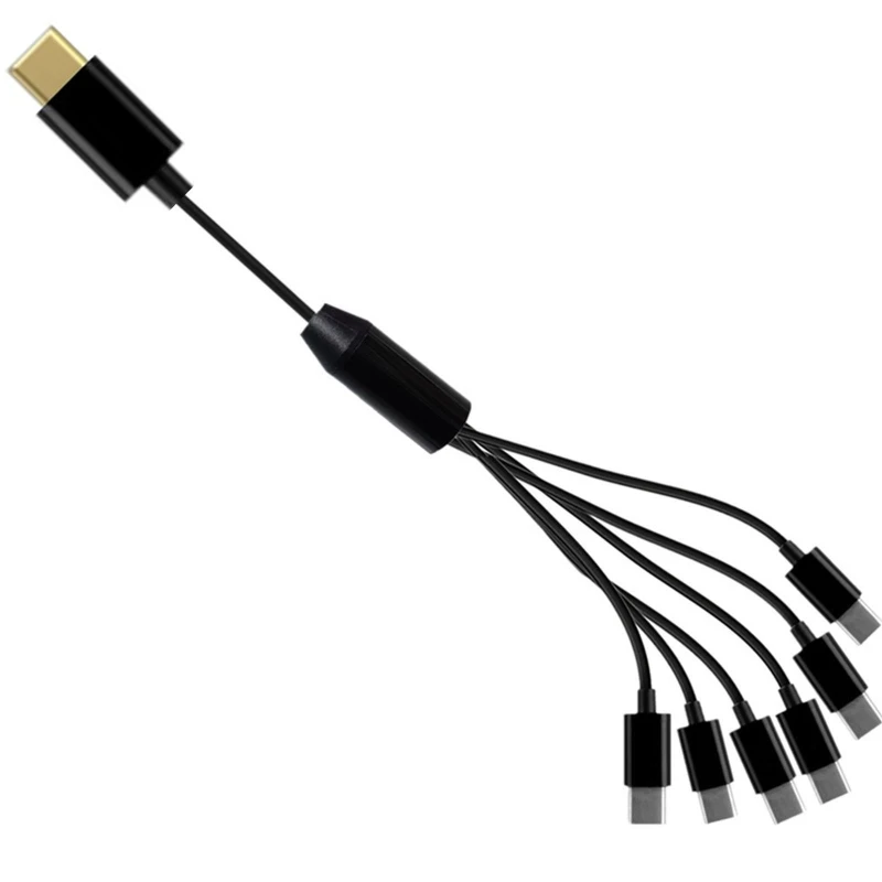 Versatile USB-C to USB-C Charging Cable with Splitter Adapter - Portable and Multi-Length Options