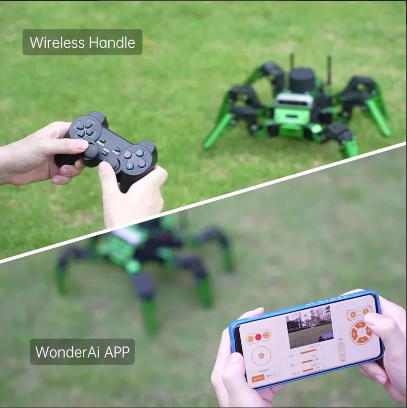 New JetHexa ROS Hexapod Robot Kit Powered by Jetson NanoLidar Depth Camera Support SLAM Mapping and Navigation Hiwonder