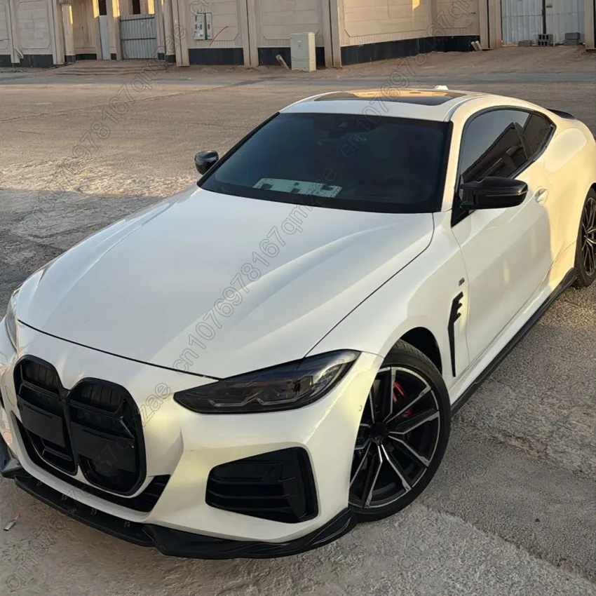 BMW 4 시리즈 G22 G23 430i M440i 2020-2025 2도어용 자동차 전면 범퍼 그릴 블랙 레이싱 그릴 ABS 바디 키트 튜닝