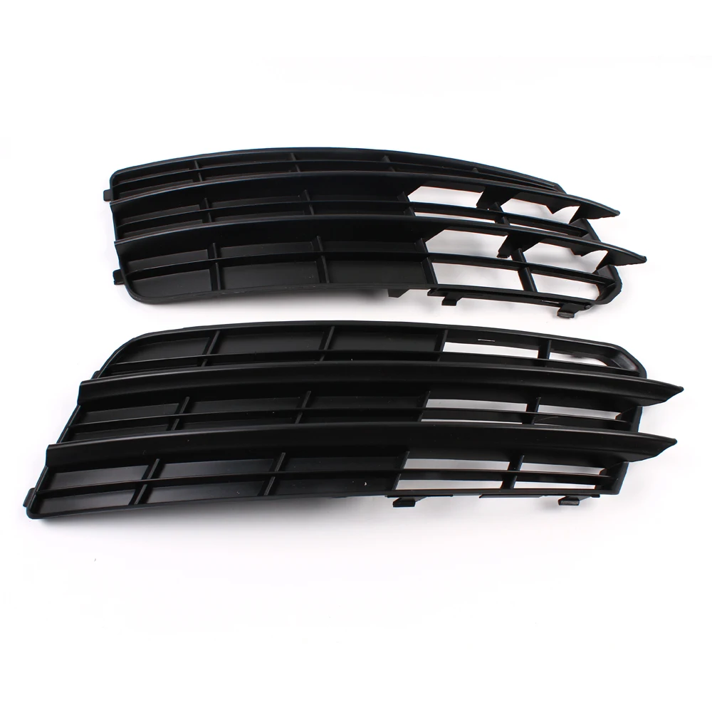 

Left + Right Front Bumper Fog Light Cover Durable RH LH Pair of Grille Cover Trim Fits For 2011 2012 2013 2014 Audi A7 New