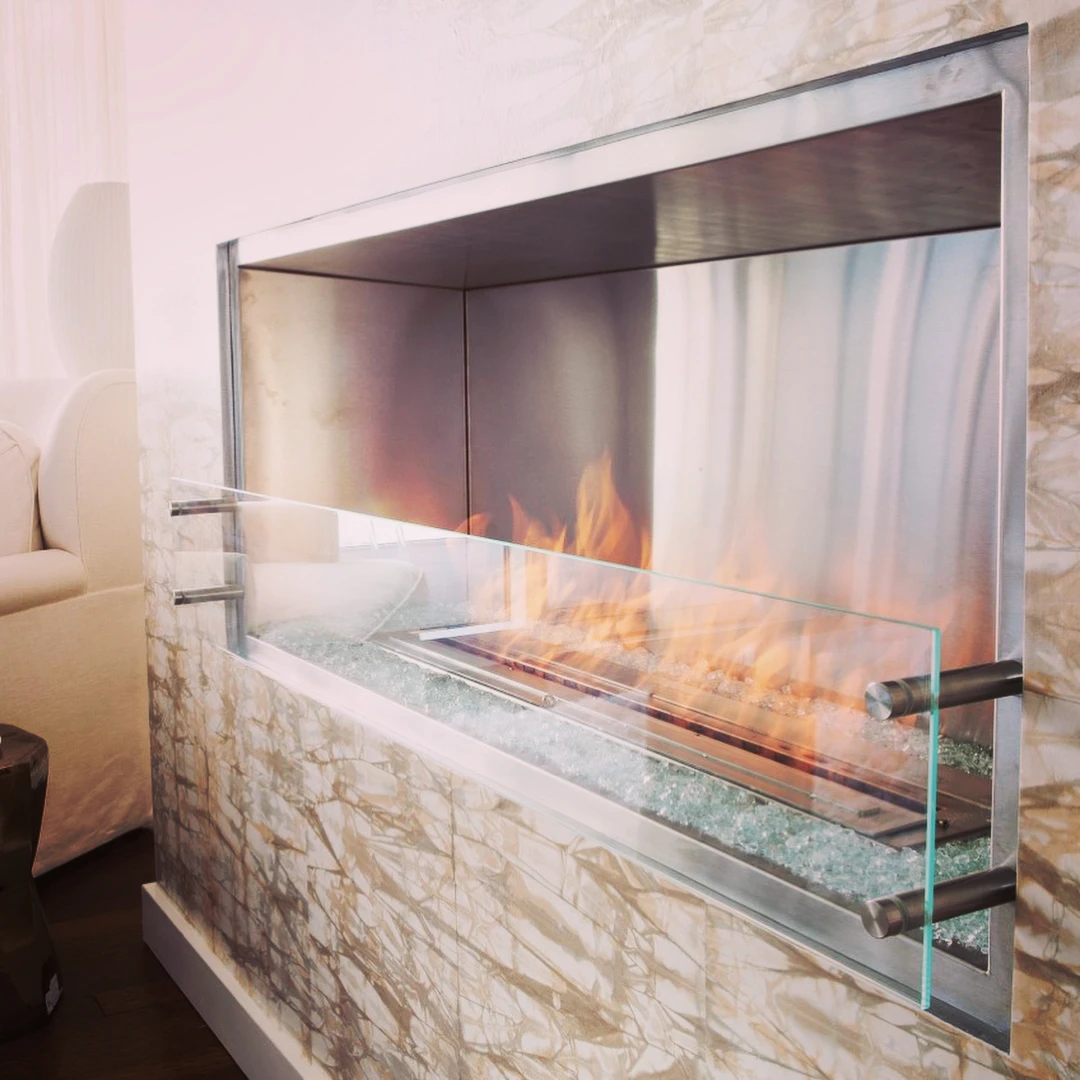 

Inno-Fire 48 inch bioethanol fireplace insert ethanol burners