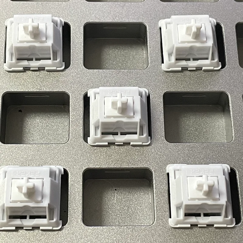 HMX Feker 화이트 마블 V3 스위치 5핀 HIFI 리니어 스위치 POM 스무스 42g 고윤활 커스텀 기계식 키보드 스위치