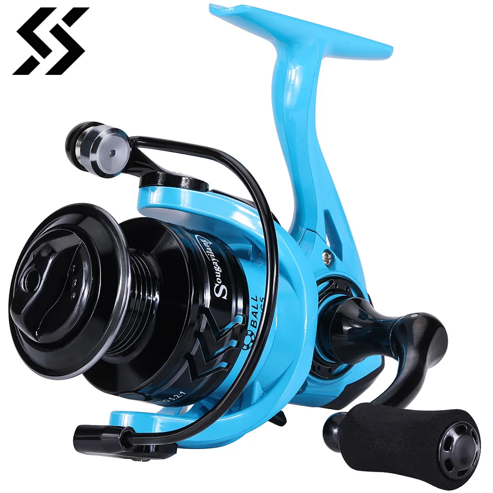 1000-6000 Spinning Fishing Reels 5.2:1 Speed Ratio 15kg Max Drag Metal Spool Saltwater Freshwater Fishing Tackle spinning fishing reels,fishing reels