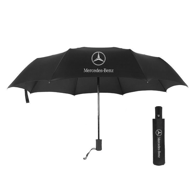 Car Umbrellas Automatic Folding Windproof Sunshade Car Accessories For Mercedes benz AMG GLA CLA GLE GLB GLK CLS A B C E S Class car windshield sunshade car logo umbrella