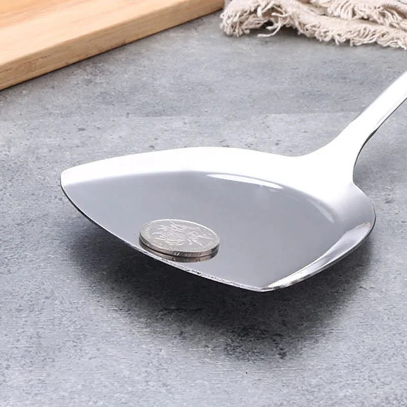 Kitchen utensils 1/6Pcs Stainless Steel Cooking Tools with Heat-resistant Handle-Turner Soup Spoon Strainer Pasta Server
