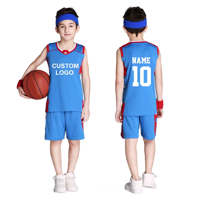 Custom Men Kids Basketball Jerseys Sets Breathable Basketball Uniform 100%  Polyester Basketball Shirts Clothing Big Size 6XL - AliExpress
