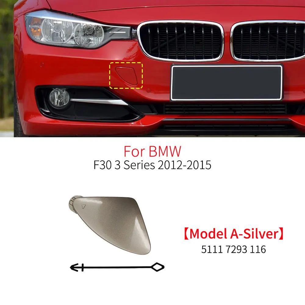 Front Bumper Towing Hook Eye Cover Lid For BMW Series 3 F30