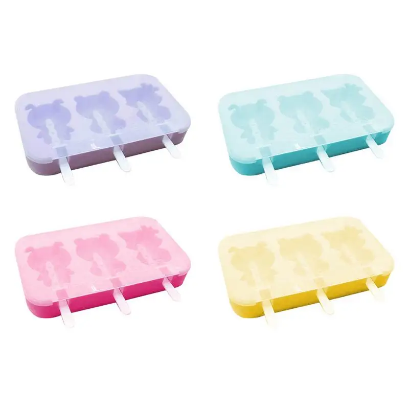 

Little Pig Panda Silicone Ice Cream Mould Ice Cube Tray Popsicle Barrel DIY Mold Baking Dessert Ice Cream Mold Ice Lolly Mould