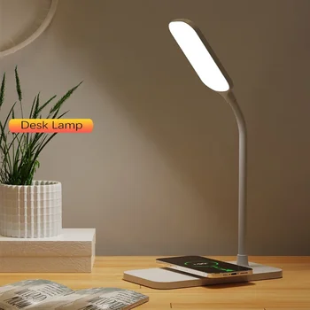 LED Desk Lamp with Wireless Charger 1