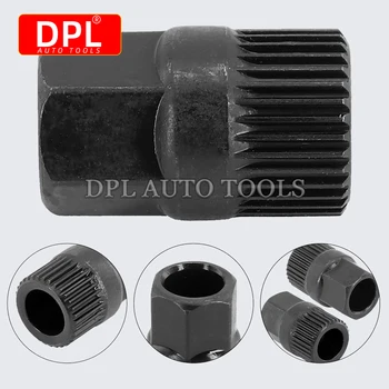 Alternator Clutch Free Wheel Pulley Removal Tool With 33 Tooth V Belt Pulley Remover Black Car Accessories Alternator Clutch Fre 1