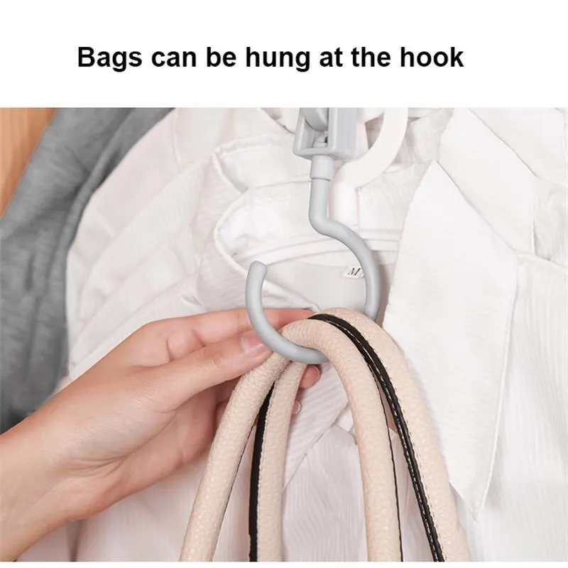 1pcs Nine Hole Hanger Creative Multi Functional Hanger Household Internet Popular Magic Storage Artifact