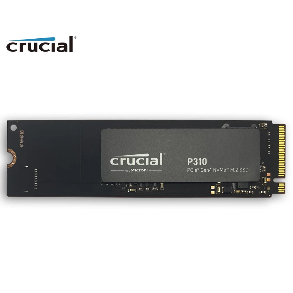 Crucial P310 1TB 2280 PCIe Gen4 3D NAND NVMe M.2 SSD 500GB 2TB - ما يصل إلى 7,100 ميجابايت/ثانية، محرك الأقراص الصلبة الداخلي (حزمة OEM)