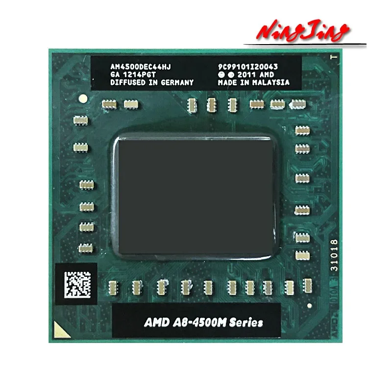 AMD A8-Series A8-4500M A8 4500M 1.9 GHz Quad-Core Quad-Thread CPU AM4500DEC44HJ Socket FS1